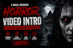 create halloween intro horror video screamer