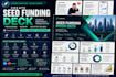 create seed funding deck, startup investment presentation, canva powerpoint