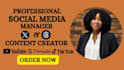 be your professional social medial manager