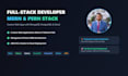 develop full stack mern and pern web application