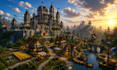 build custom medieval minecraft castles, kingdoms and villages