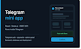 build a custom telegram mini app with react and nodejs