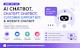 ai chatbot, chatgpt chatbot, customer support bot, website chatbot