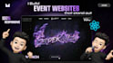 build an event website with registration and booking