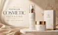 design premium cosmetic packaging, label and box design