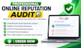 do online reputation audit and brand reputation analysis