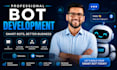 develop a custom bot ai chatbot telegram discord or automation bot