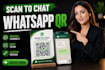 create a custom whatsapp qr code for your business