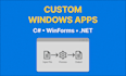 build a custom c sharp desktop application or utility
