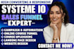 systeme io sales funnel systeme io landing page design systeme io website expert