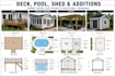 prepare professional permit ready site plans for deck, pool, shed and additions