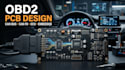 design obd2 pcb, can bus ecu interface and automotive electronics