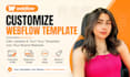 customize webflow template, webflow website design and website development