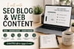 write  SEO blogs and engaging web content
