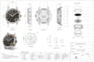 create custom 3d watch design with technical drawings