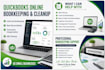 do quickbooks online bookkeeping, cleanup and reconciliation