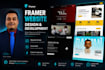 design a framer website with responsive and animations