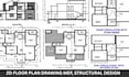 do full permit set, permit ready, 2d floor plan drawing mep, structural design