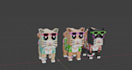 make model 3d roblox stud model