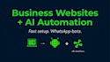 build a fast mobile optimized business website with automation