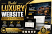 build luxury website design and website development