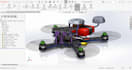 3d solidwork drone design, drone blueprint, 3d custom uav,fpv, drone frame model