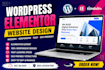 design a responsive elementor wordpress website