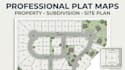 design site map, rv park map, property map, plat map, and site plan map