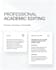 proofread and edit your academic paper