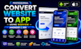 convert website to app for android and ios using webview