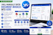 manually enter document invoices into xero