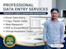do b2b lead generation , data entry , web research ,excel data cleaning