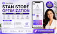 optimize your stan store for conversions, sales and a better user experience