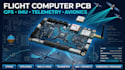 develop gps imu flight computer, telemetry, avionics pcb and embedded firmware