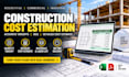 provide construction quantity takeoff and boq in excel