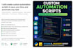 create automation scripts for any task