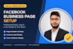 create and setup a professional facebook business page