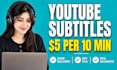 create accurate youtube subtitles and captions