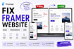 framer website bugs, responsiveness, framer cms and layout issues