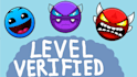 verify your geometry dash level up to insane demon difficulty
