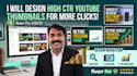design high CTR youtube thumbnails for more clicks