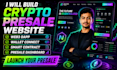 develop crypto token presale website with web3 integration