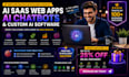 develop ai saas web app ai chatbot and custom ai software