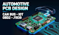 design automotive pcb, can bus, iot, obd2 and j1939 microcontroller systems