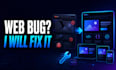 fix your website front end HTML CSS javascript react tailwind bugs