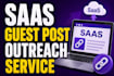 do saas guest post outreach and link building