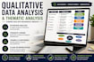 perform qualitative data and thematic analysis