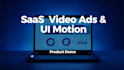 create dynamic saas product demo and UI motion video ads