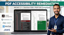 remediate PDF for wcag section 508 compliance using commonlook