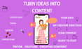 turn your content ideas into engaging videos